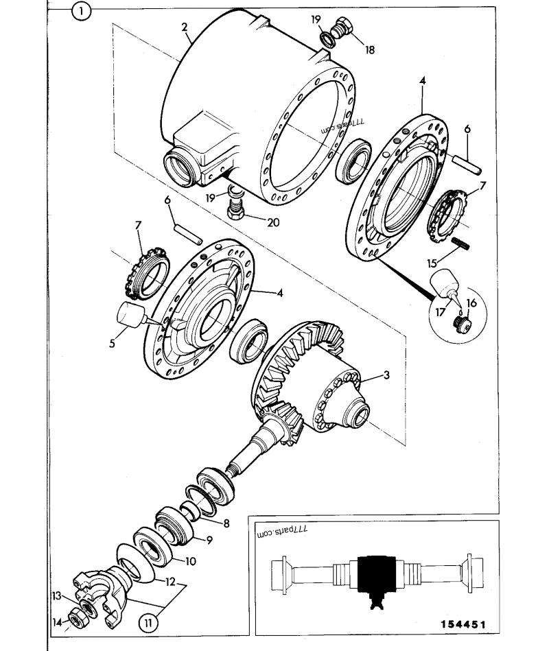 JCB Multigasket 4102/1212 Original