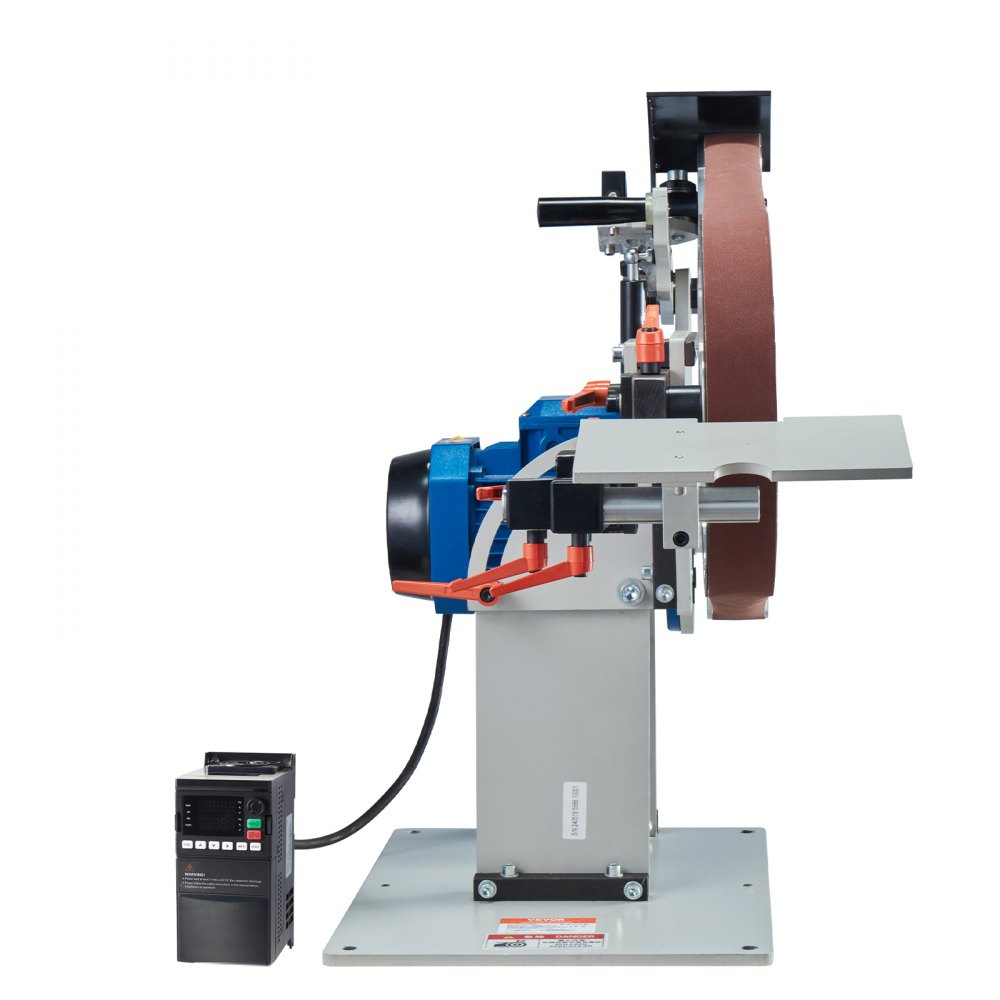 Bandschleifer, 72 x 2 Zoll Bandpolierer mit variabler Geschwindigkeit und VFD, 1500 W Messerschärfer mit 3 Schleifformen und 3 Schleifbändern für die Metallbearbeitung, kompatibel mit 72" - 82 x 2" Bändern Bandschleifer, 72 x 2 Zoll Bandpolierer mit variabler Geschwindigkeit und VFD, 1500 W Messerschärfer mit 3 Schleifformen und 3 Schleifbändern für die Metallbearbeitung, kompatibel mit 72" - 82 x 2" Bändern