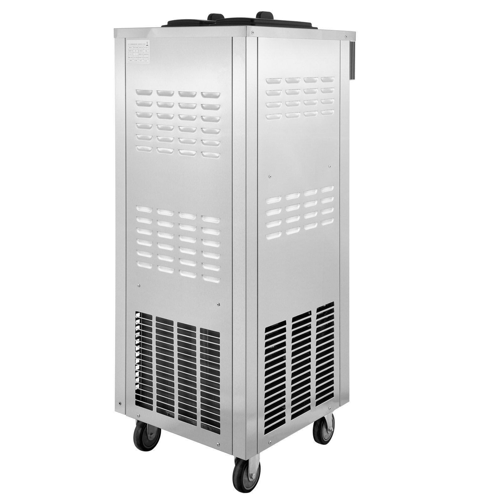 Machine à crème glacée molle machine à crème glacée autoportante commerciale machine à crème glacée crème glacée 220V acier inoxydable