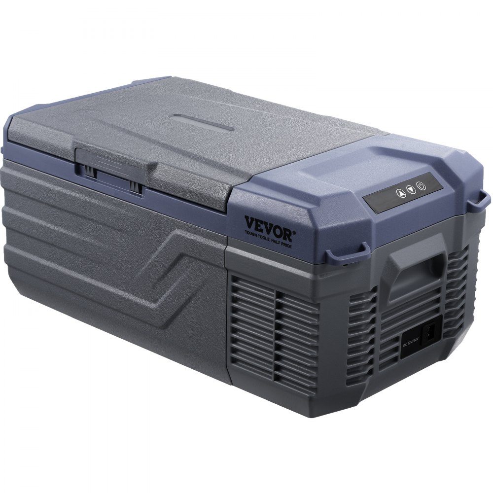 Car Refrigerator, 12V Car Fridge, Portable 15L Single Zone Freezer, Adjustable Range from -4℉ to 68℉, 12/24V DC und 100-240-V-AC- Compressor Cooler for Outdoor, Camping, RV