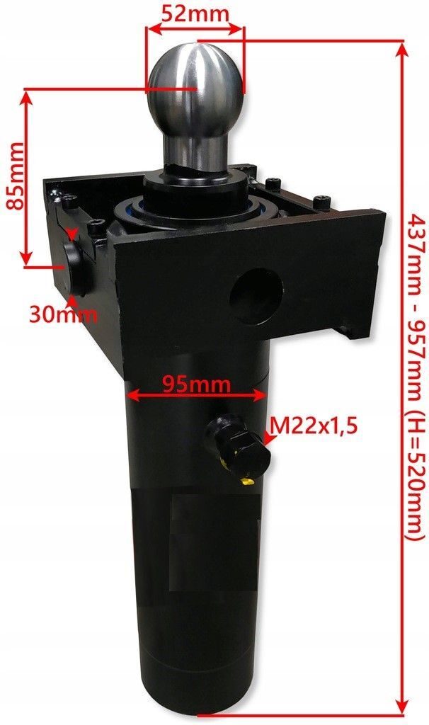 HYDRAULIC CYLINDER Tipper TRAILER PISTON set D-35