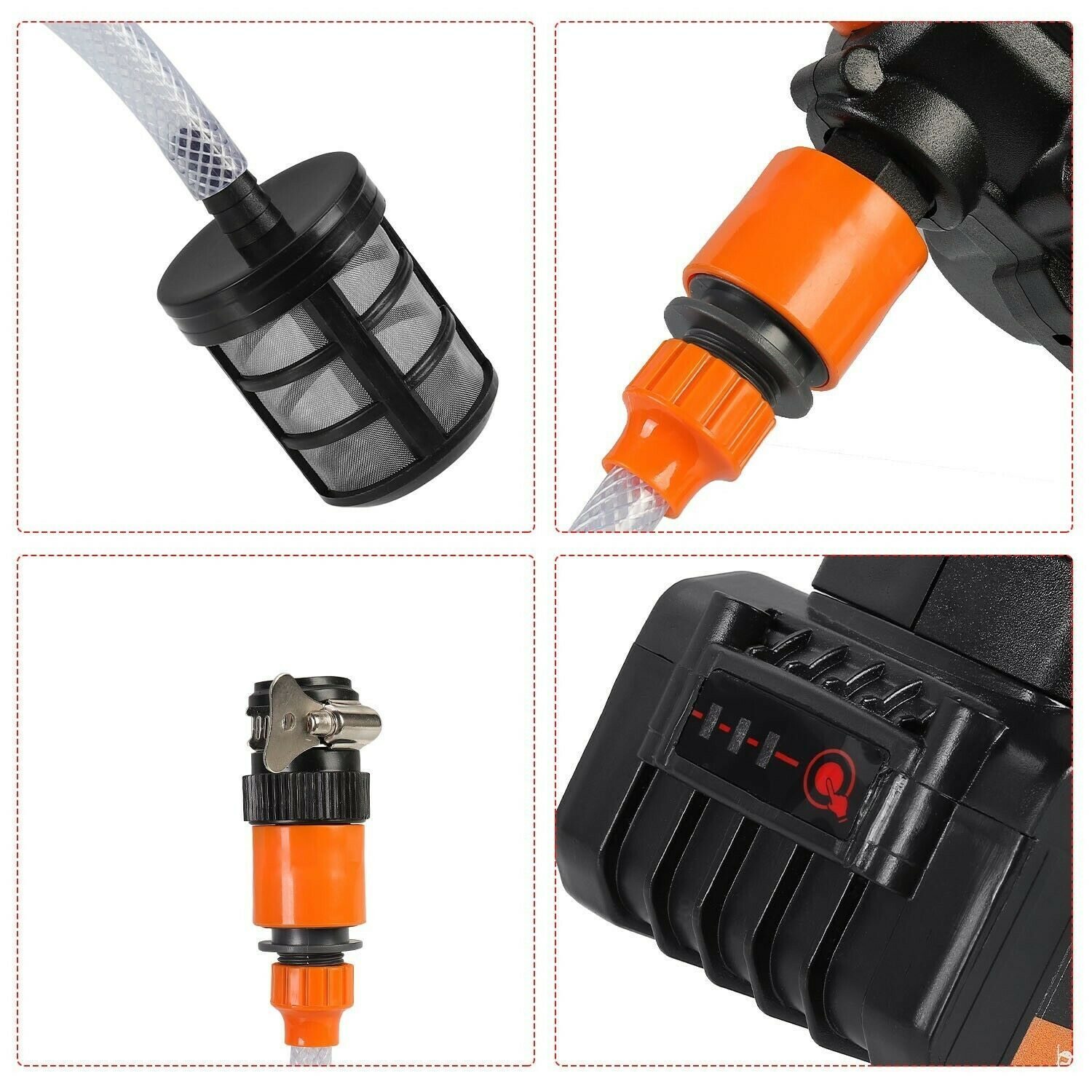 #OFFER# Mobile high-pressure cleaner with battery set