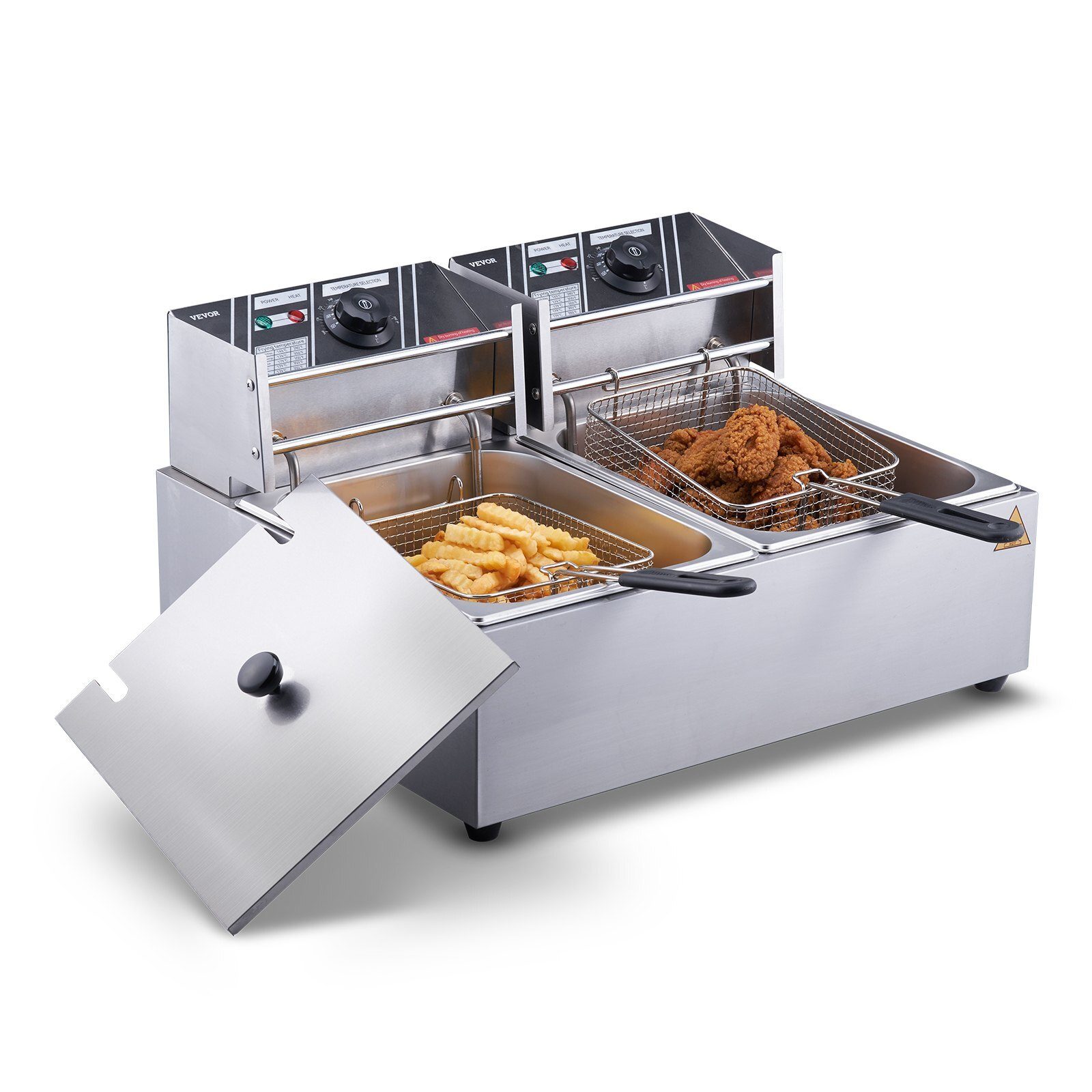 Fritteuse Snack elektrische Fritteuse 12l Restaurant Food Truck Bistro