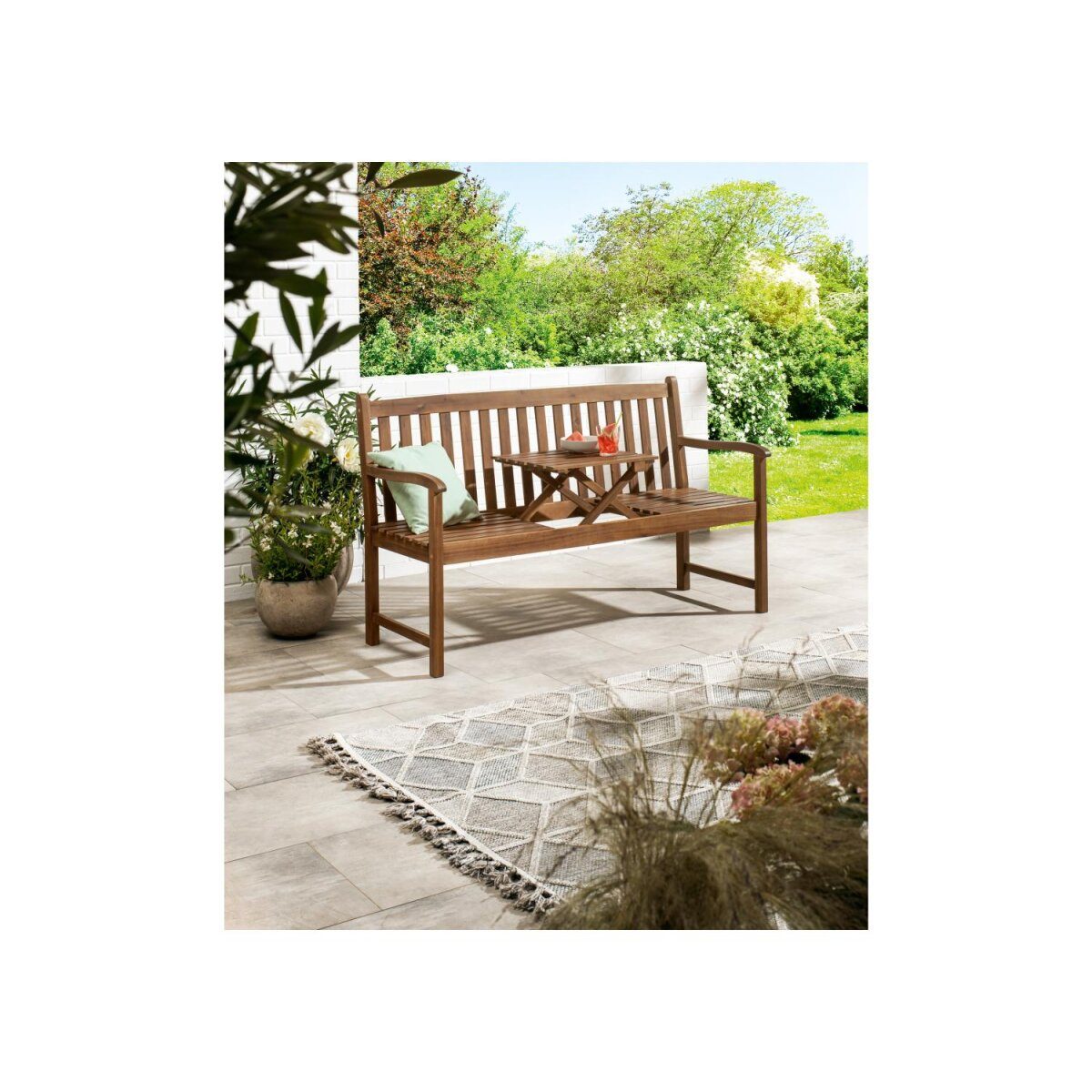 LIVARNO home Gartenbank »SEVILLA«, aus ölgebeiztem Akazienholz
