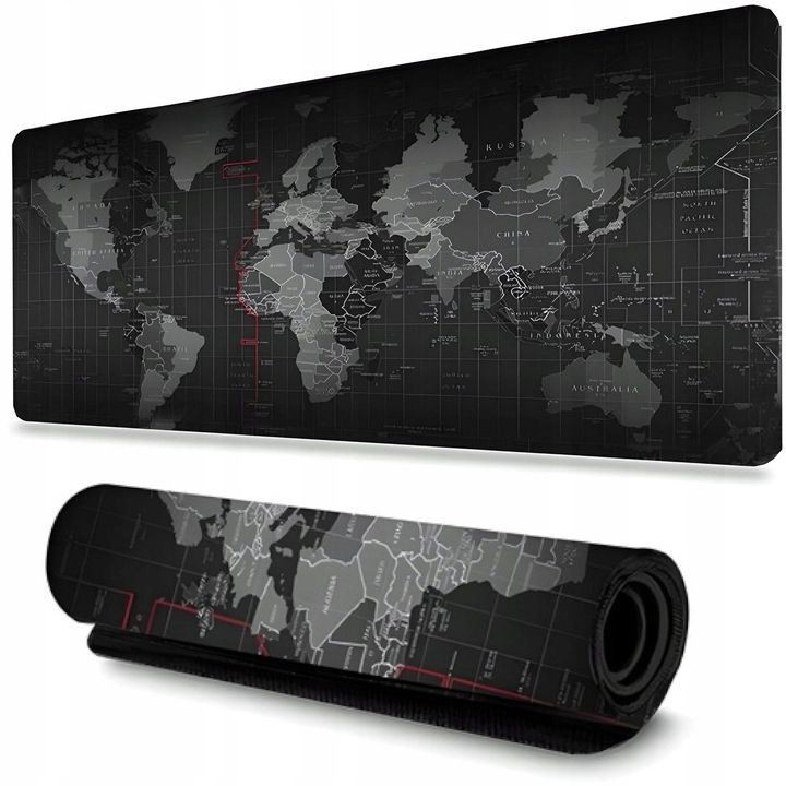 GAMING Office DESK MOUSE PAD XXL 80X30 World Map Waterproof Pad GAMING Office DESK MOUSE PAD XXL 80X30 World Map Waterproof Pad