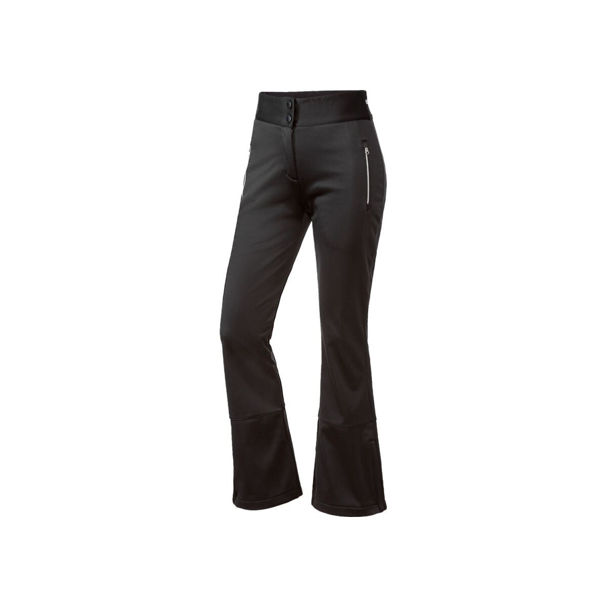 crivit Damen Softshell-Skihose, wasserdicht (Schwarz, 38)