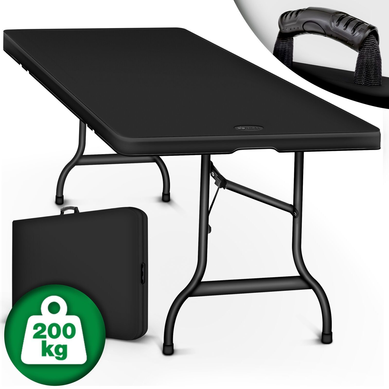 Outdoor folding table 180cm garden table buffet table camping table foldable garden