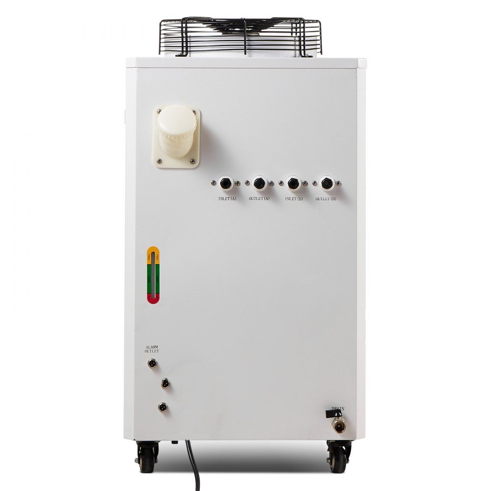 Industrial Water Chiller, CW6000, 1500W Water Chiller Cooling System with Compressor, 15L Water Tank Capacity, 65L/min Maximum Flow Rate, for CO2 Laser Engraving Machine Cooling Machine