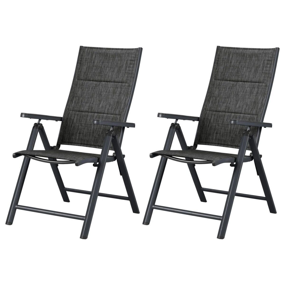 Chaise pliante en aluminium LIVARNO® « Toronto », en 2 parties