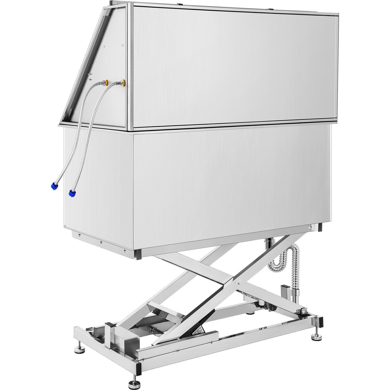 Baignoire de toilettage pour animaux de compagnie, en acier inoxydable, Durable, pour chiens et chats, avec robinet professionnel