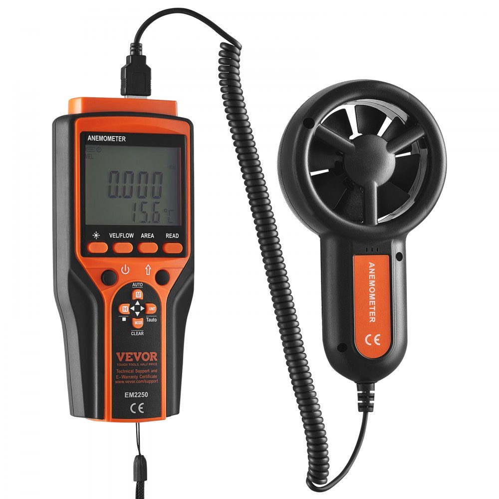 4 in 1 Anemometer 100,8 MPH Luftgeschwindigkeitsmesser 168 x 75 x 36 mm Anemometer IP44 Windmesser Windstärkemesser MAX/MIN/AVG/CU Windgeschwindigkeitsdaten Geschwindigkeitsmesser