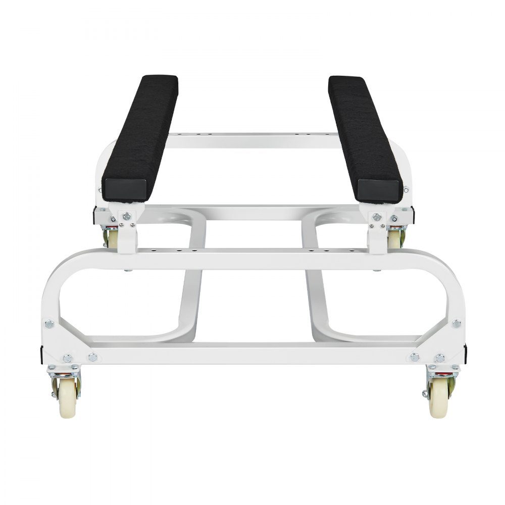 Jet-Ski-Dolly, 590 kg Tragfähigkeit, Bootswagen, Transport-Dolly zum Bewegen von Wasserfahrzeugen, verstellbare Kojen mit 4 Rädern und 2 Bremsen, robuster Slip-Trolley für Kajaks, Jet-Skis, Schnellboote
