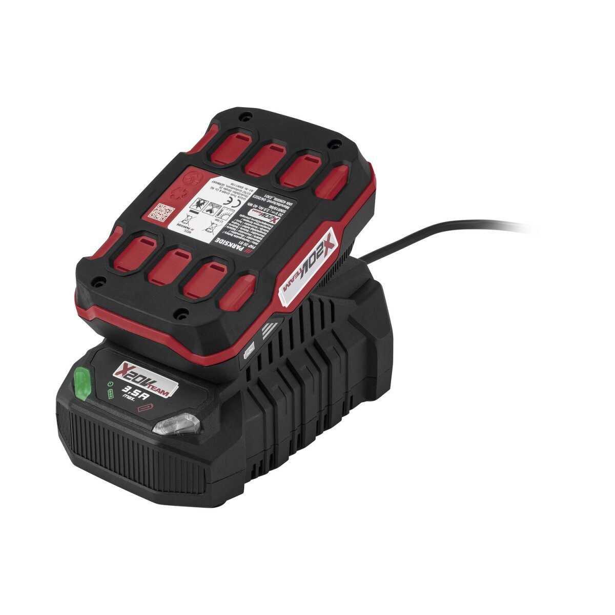 Zestaw akumulatorowego startera wiertarko-wkrętarki udarowej PARKSIDE PERFORMANCE® 20 V „PSBSAP 20-Li C3” z akumulatorem i ładowarką