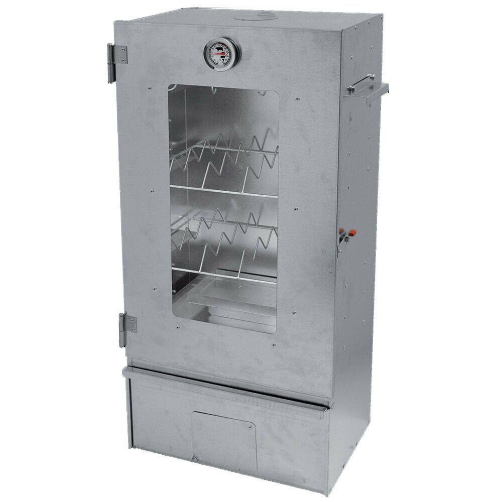 Barbecue rookkast, gegalvaniseerde rookkast met thermometer