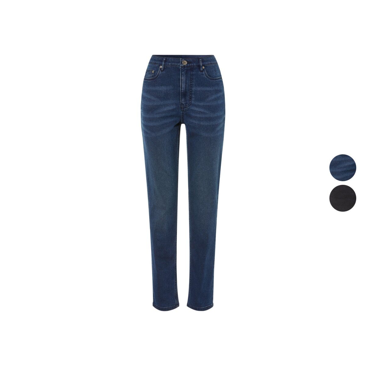 Thermojeans voor dames, rechte pasvorm, normale taille