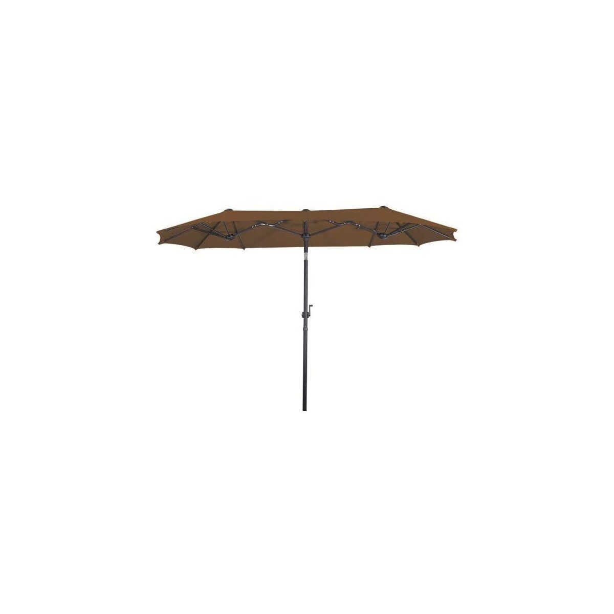 Balkonparasol Viento ca. 300 x 150 cm mokka Schneider