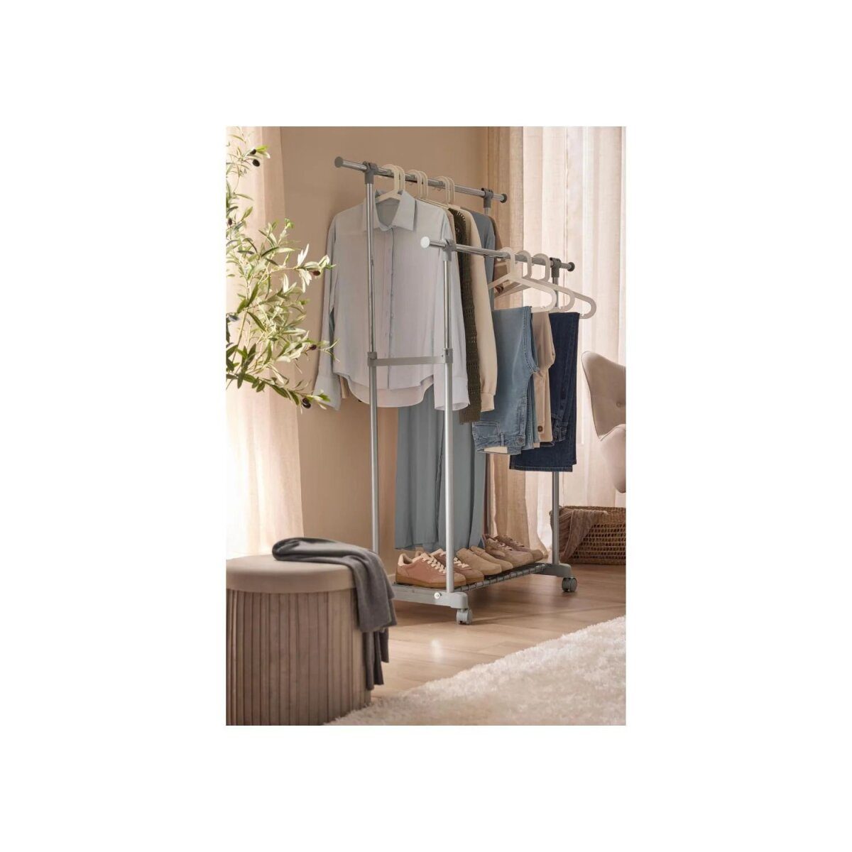 Portant à vêtements LIVARNO® à roulettes