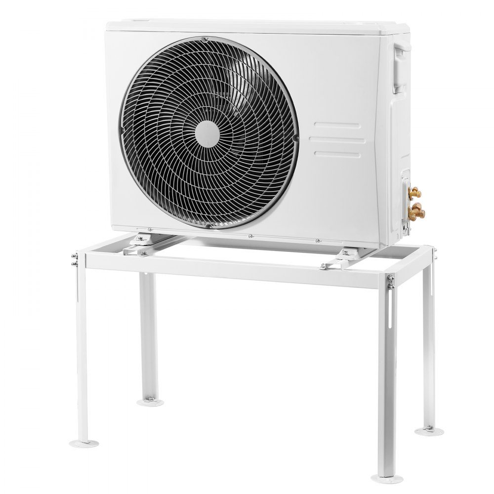 Air Conditioner Floor Stand, Anti-Vibration Mini Split Stand for 9000-36000 BTU Ductless Air Conditioner Heat Pumps, Floor Mount AC Base Bracket with Max 300kg Load Capacity