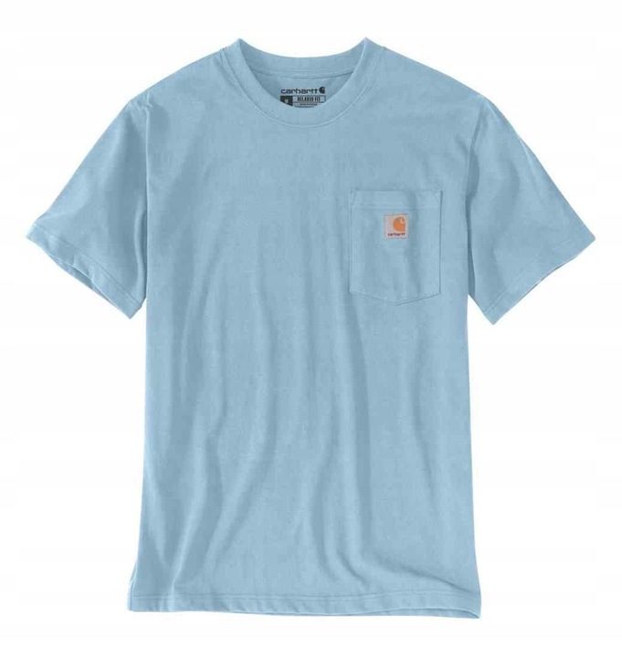 Carhartt Men's T-Shirt Workwear Work Short Sleeve Shirt Heavyweight Pocket Carbon