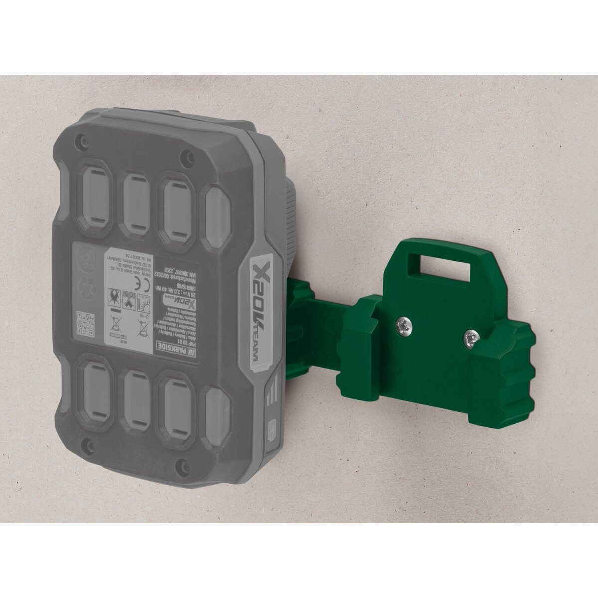 Support mural PARKSIDE® pour outils/batteries, en plastique