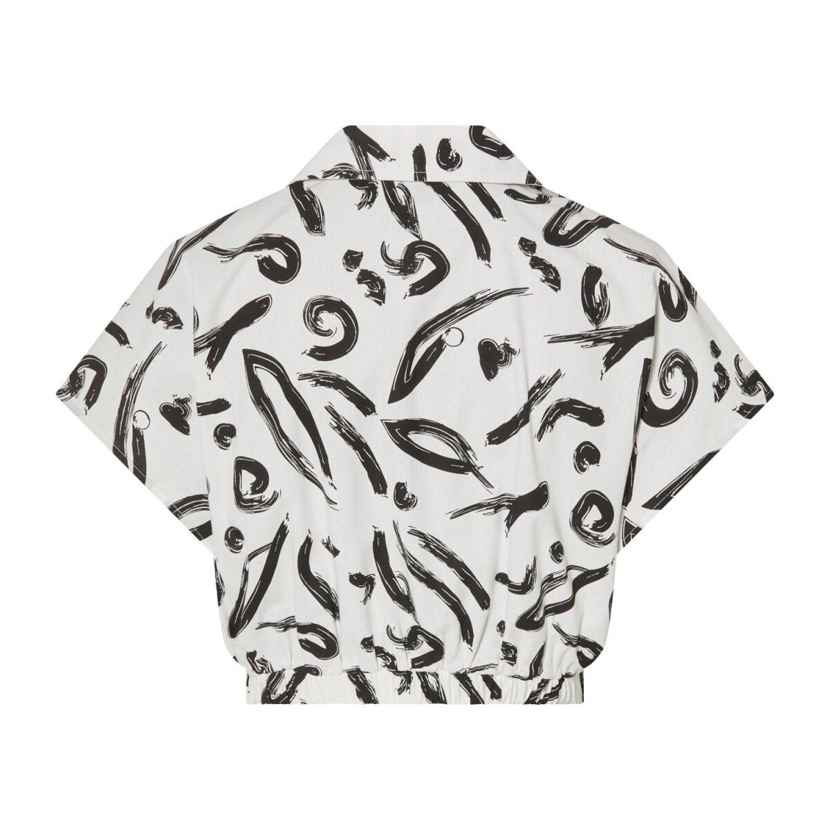 esmara® damesblouse, korte mouwen, S, patroon/zwart/wit