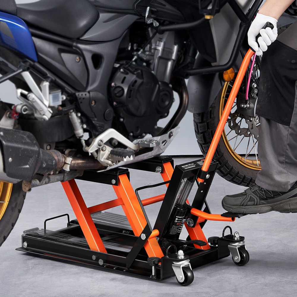 Hydraulischer Motorradheber, 700 kg Tragkraft, Motorradhebebühne, Motorradhebebühne, Montageständer, Motorrad, verstellbar 120-385 mm Montageständer, Motorradhebebühne, Motoständer in der Garage und im Außenbereich Hydraulischer Motorradheber, 700 kg Tragkraft, Motorradhebebühne, Motorradhebebühne, Montageständer, Motorrad, verstellbar 120-385 mm Montageständer, Motorradhebebühne, Motoständer in der Garage und im Außenbereich