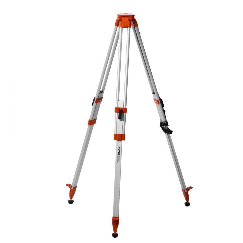 Laser-Nivellierstativ, 5/8-Zoll-11-Gewindehalterung, 16,53–65,55 Zoll Höhenverstellung, robustes Vermessungsstativ für Bau-Laser-Nivellierscanner, einziehbare Beine, rutschfeste Füße, professionell