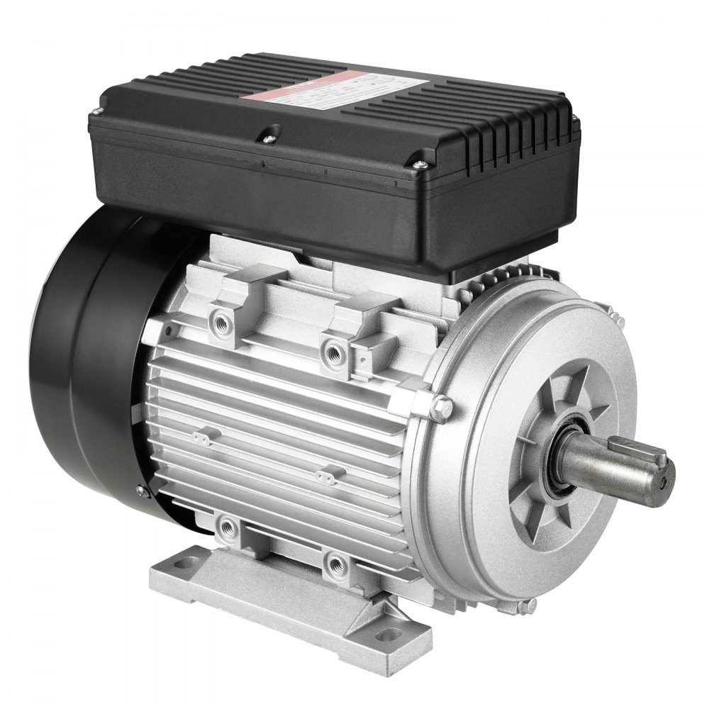 1,1 kW Elektromotor 2800 U/min AC 220–240 V 7,1 A 90S B3 Rahmen Luftkompressormotor einphasig 24 mm Keilwelle Rechts-/Linksdrehung für landwirtschaftliche Maschinen und allgemeine Geräte