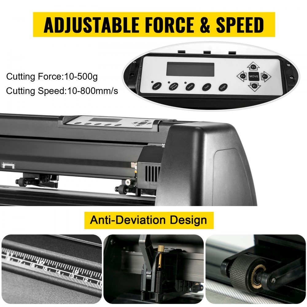 5 in 1 Heat Press 863.6mm Vinyl Cutting Plotter Crafts Printer with Table