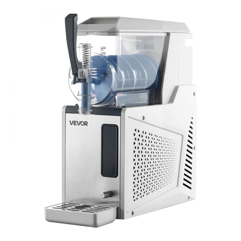 Slush Machine 1 x 3L, Slush Ice Cream Machine 350W (No Ice Required), Electric Margarita Machine with Self-Cleaning Function, Suitable for Frozen Margaritas, Frappes, Milkshakes, Shakes