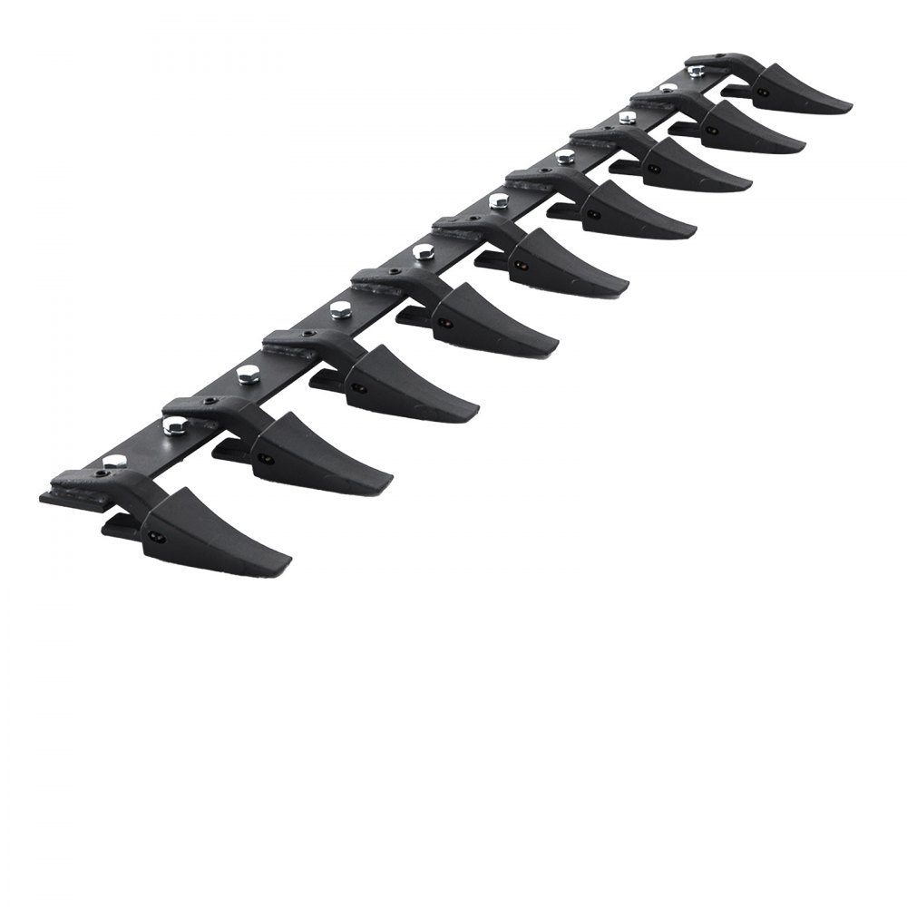 Shovel Stand, 1.8m Heavy Duty Tractor Shovel, 9 Tooth Rail for Loader, Tractor, Skid Steer, 2000kg Load Capacity, Bolt-on Design, for Efficient Soil Excavation and Shovel Protection
