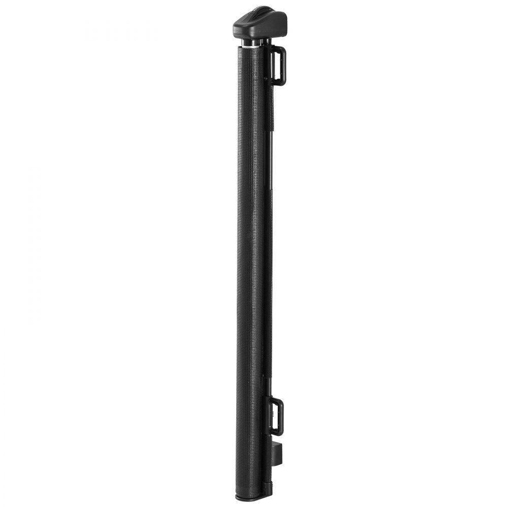 Uitschuifbaar babyhekje, hondenhekje, uitschuifbaar tot 185 cm (B) / 795 mm (H), traphekje met veiligheidsslot, gaasbeschermhekje voor trappen, gangen, binnen/buiten, zwart