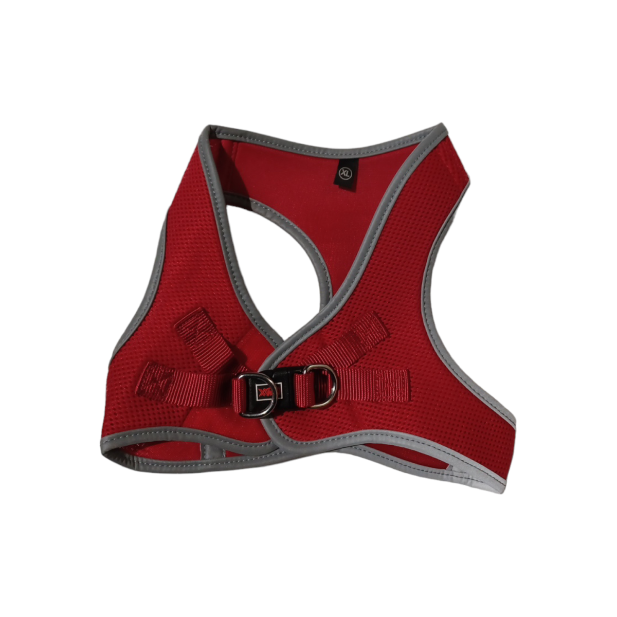 DDOXX Brustgeschirr Air Mesh, XL, rot gut