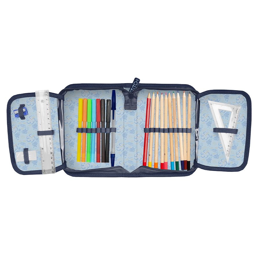Trousse à crayons Stitch - Bleu Aloha