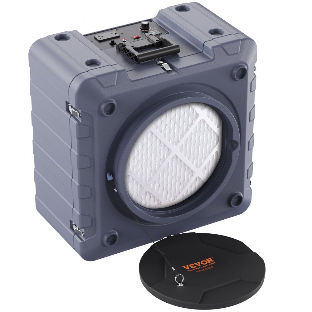 Air purifier with 3-stage stackable negative air machine with 800 CFM