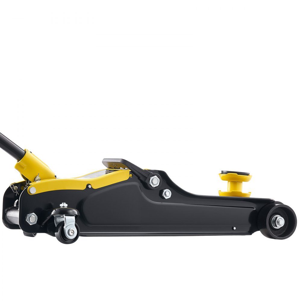Hydraulic Car Jack 2.5T Capacity Flat Steel Car Jack with Single Piston Quick Lift Pump and SUV Adapters Sedan Car Jack 85-320mm Lift Range Racing Car Jack