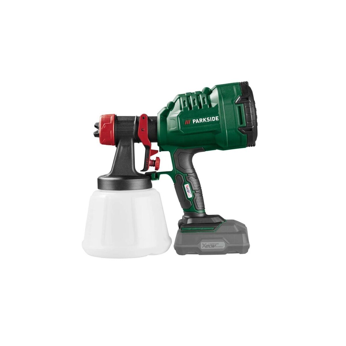 Akumulatorowy pistolet do malowania PARKSIDE® 20 V PFSA 20-Li B2, bez akumulatora i ładowarki