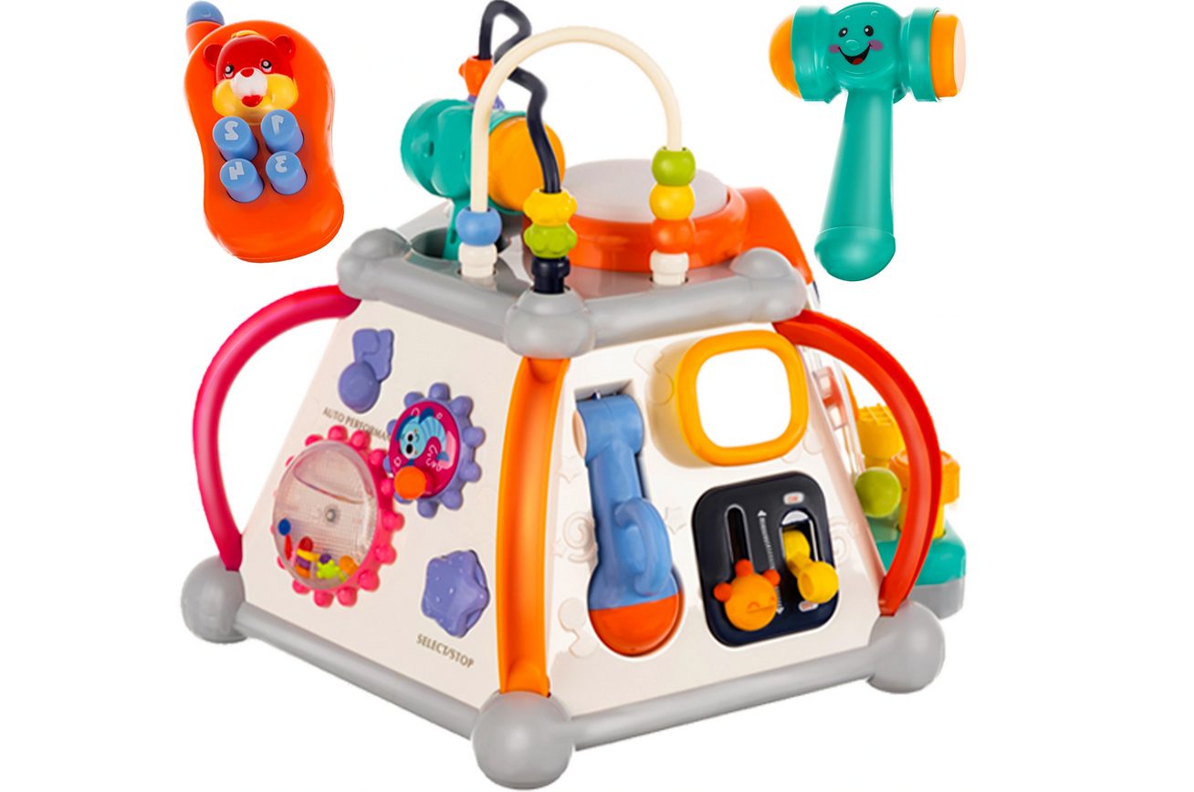 INTERACTIVE CUBE Learning cube for young children's motor skills