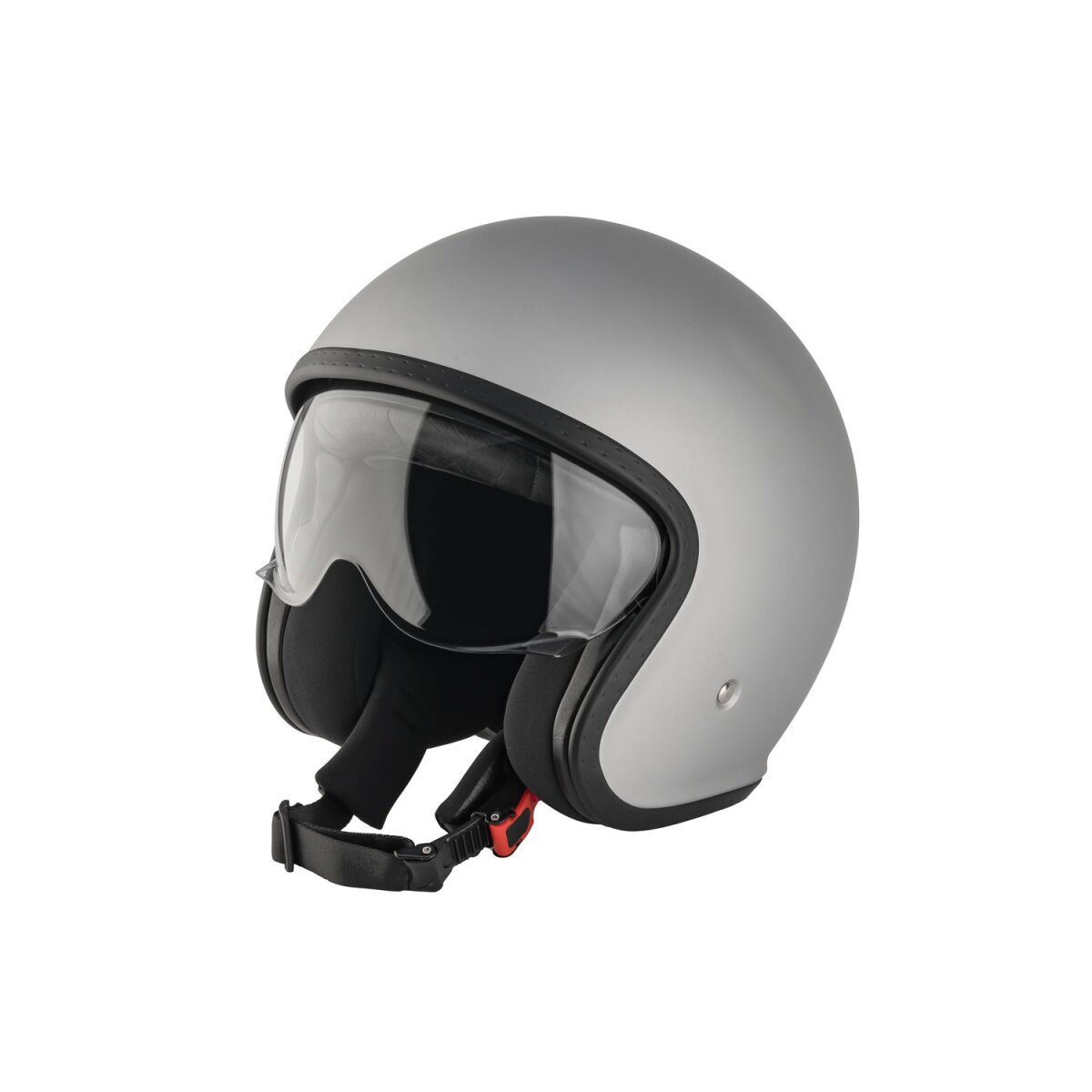 ULTIMATE SPEED® jet helmet, with visor, size. M (silver/grey matt)