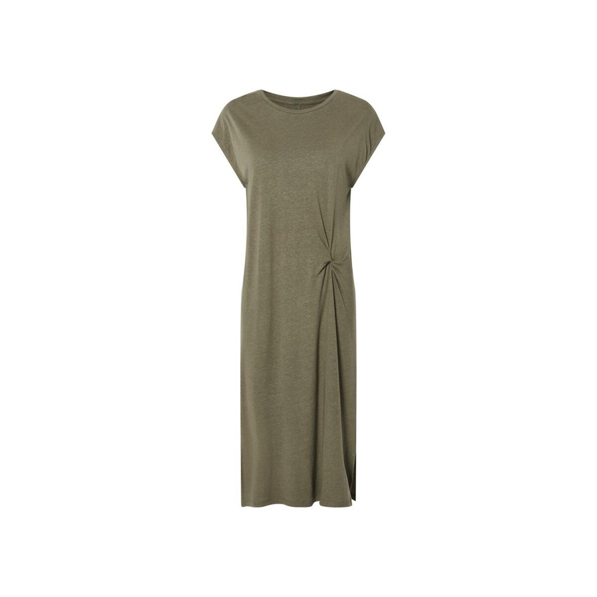 Robe en lin pour femme Esmara®, longueur midi, avec viscose