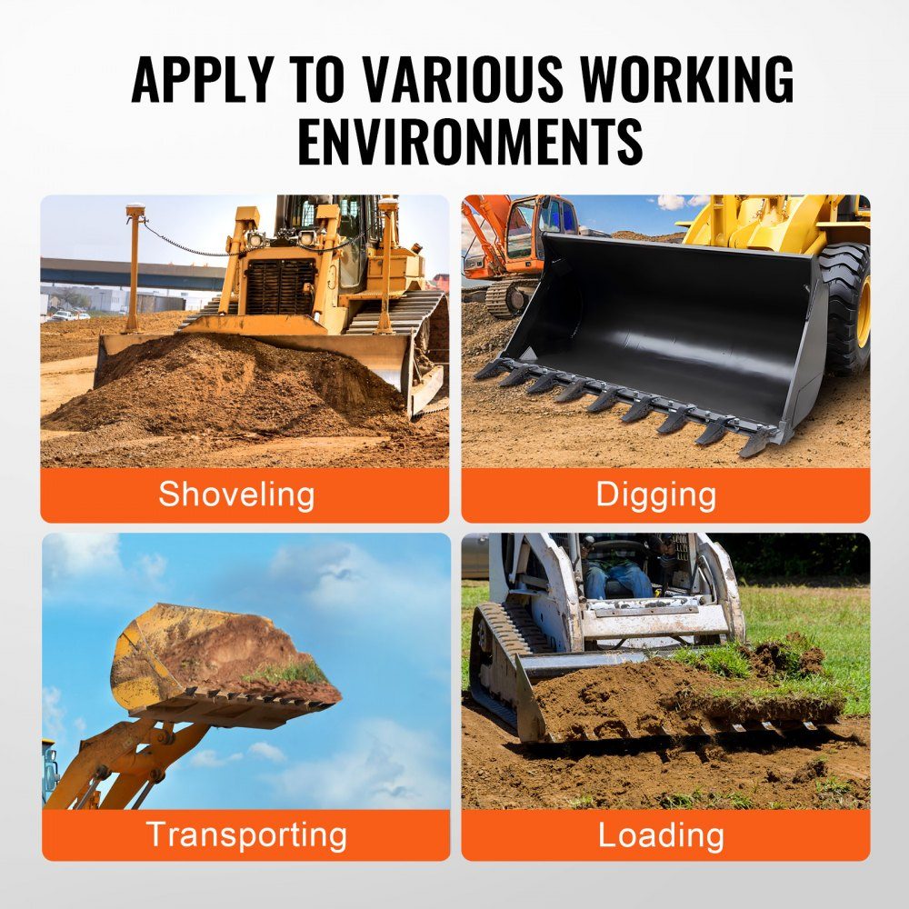 Shovel Stand, 1.8m Heavy Duty Tractor Shovel, 9 Tooth Rail for Loader, Tractor, Skid Steer, 2000kg Load Capacity, Bolt-on Design, for Efficient Soil Excavation and Shovel Protection