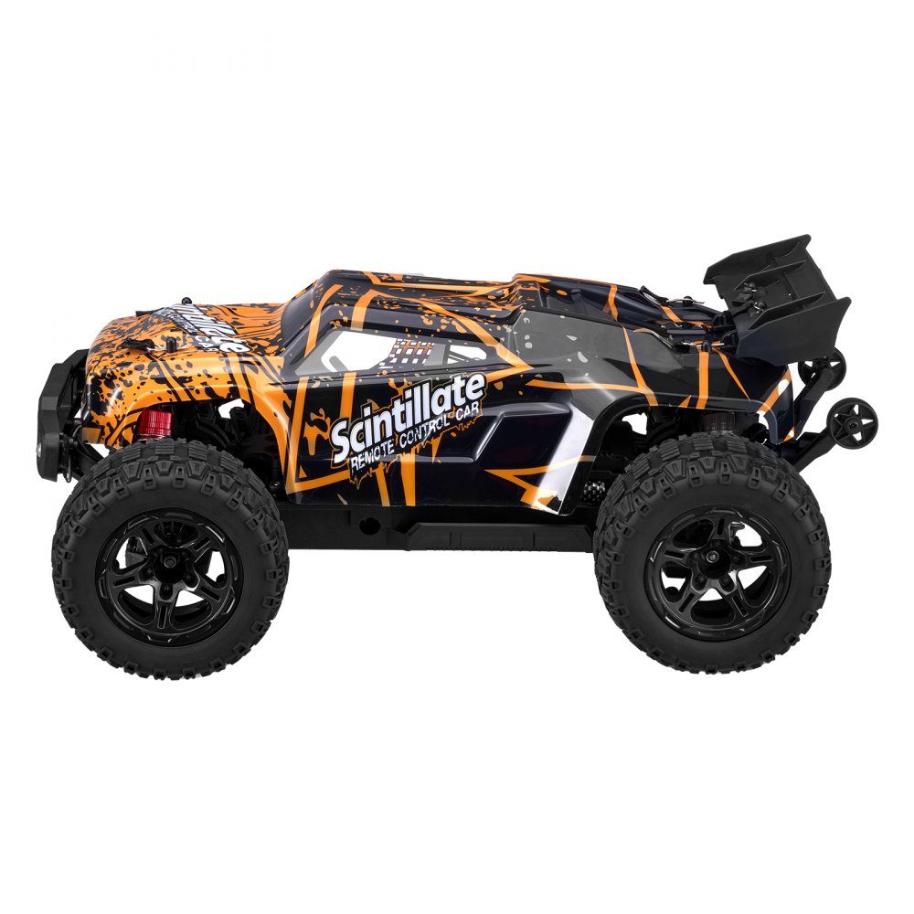 Remote Control Car, 1:10 Scale RC Car, 4WD Off-Road Vehicle with 45° Wheelie and Adjustable Speed, 50km/h RC Racing Car Toy, Ideal for Ages 8 and Up, IPX4