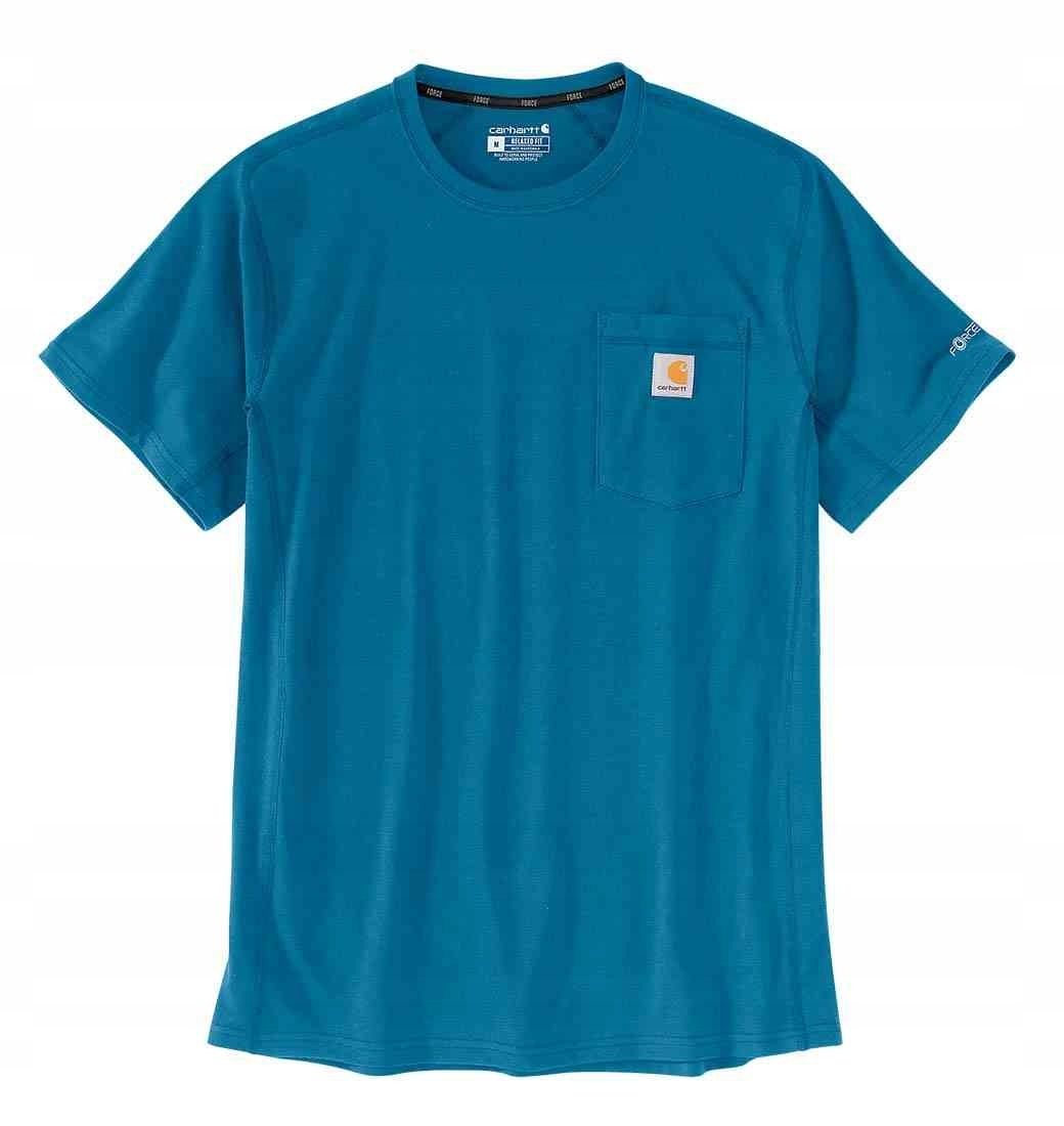 Carhartt Heren T-shirt Werkkleding Werkshirt met korte mouwen Zwaargewicht zak Carbon