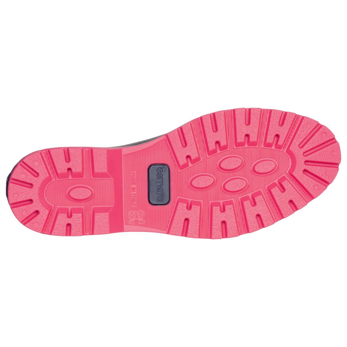 esmara® Damen Regenstiefelette mit Anziehhilfe (Marine/Rosa, 39)