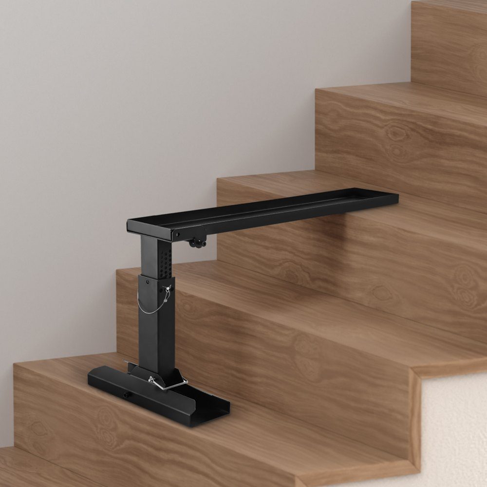Ladder Leveler, 756,92 x 289,5-457,2 mm Ladderstabilisator voor stalen ladders, opvouwbare ladderbeenleveler, eenvoudig te gebruiken beenstabilisator, accessoires voor verlengingsladders