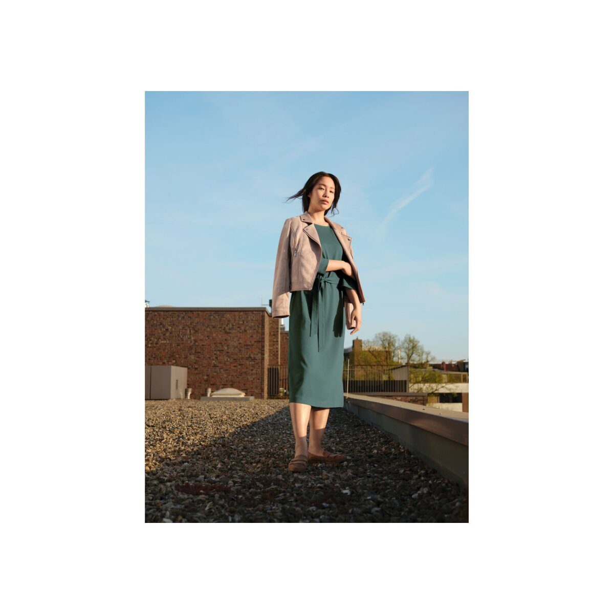 esmara® Damenkleid, mit modischen 3/4 Ärmeln