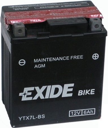 BATTERIE EXIDE YTX7L-BS CBTX7L-BS 6AH – Réf. HT-47031