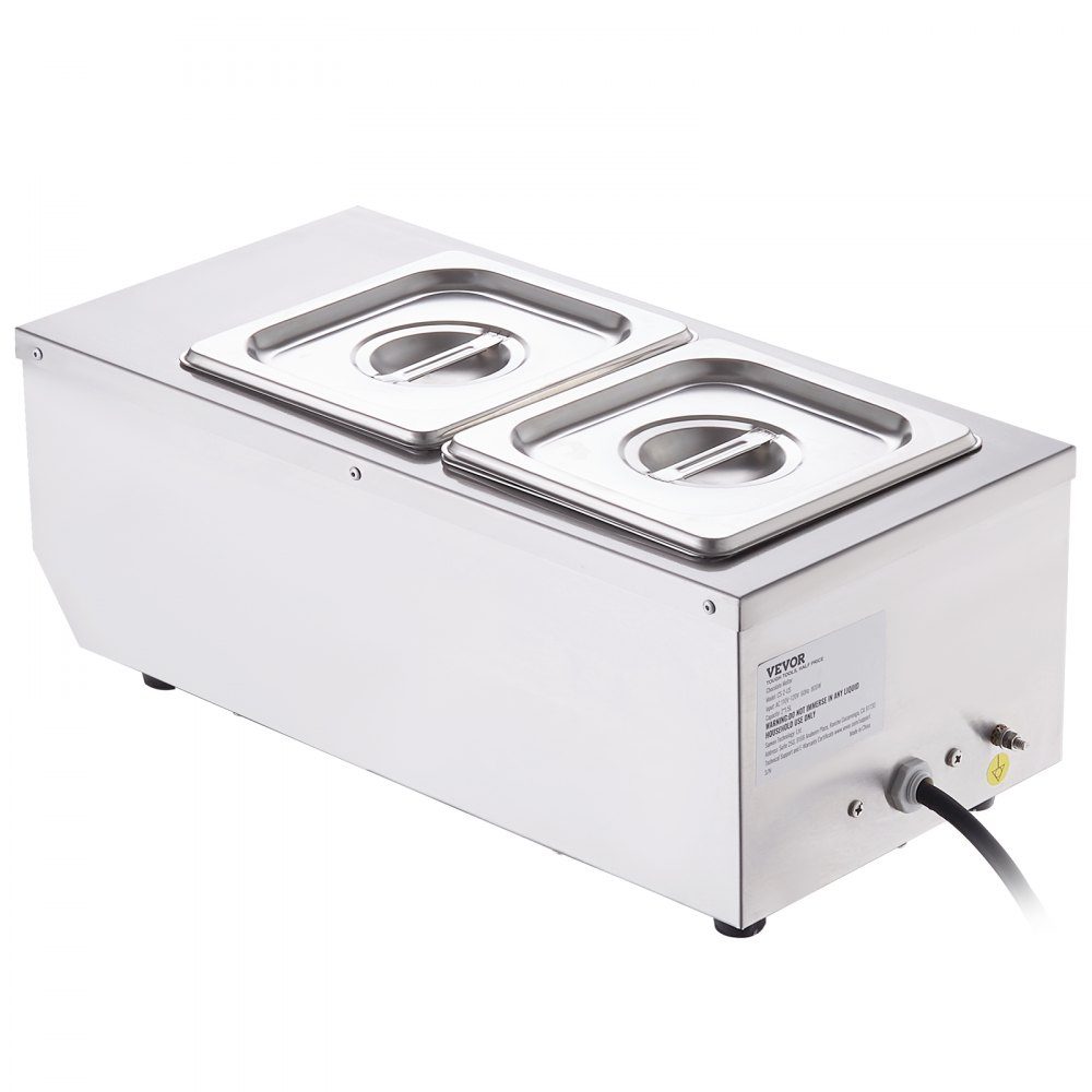 Chocolade smeltkroes, commerciële elektrische chocoladesmelter, 800W roestvrijstalen smeltkroes, 2 x 3,5L container, chocoladesmeltmachine, smeltkroes