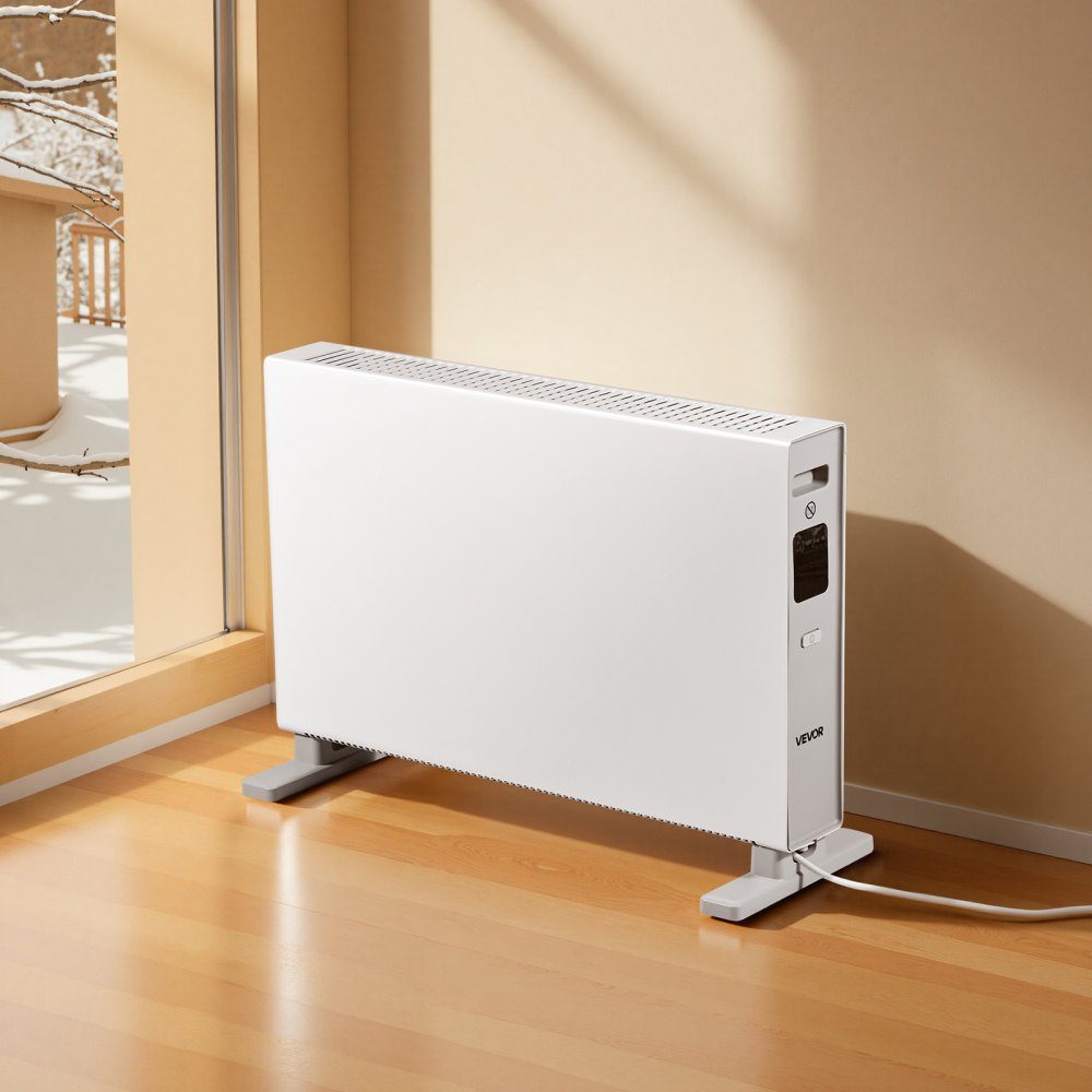 Convector Heater, 2000W Electric Convection Heater with Remote Control and Touch Control, 3 Modes, 24 Hour Timer, with Tilt and Overheat Protection for Home and Office