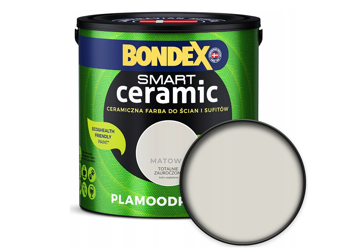 Peinture murale en céramique Bondex 2,5 l enchante gris mat Peinture murale en céramique Bondex 2,5 l enchante gris mat